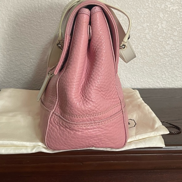 FINAL PRICE Vintage Coach Hamilton satchel bag #13091  Pink & White - Picture 6 of 16